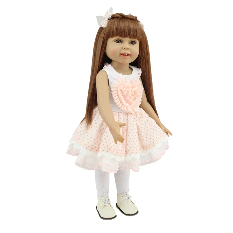 Для маленьких девочек кукла 18 &quotручной работы полный Средства ухода за кожей