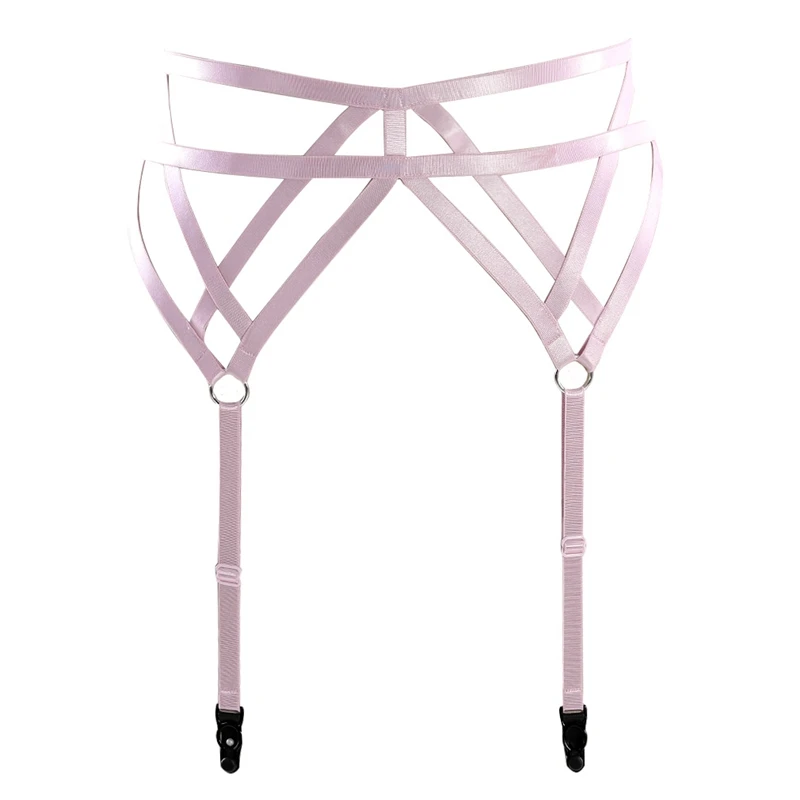 Pink L0025 Ручная работа Связывание короткие красные танцы женские сексуальные стринги Нижнее белье эротическое нижнее белье для бондажа доминатрикс Фетиш Готический стиль сексуальный T-back - Цвет: Pink L0025