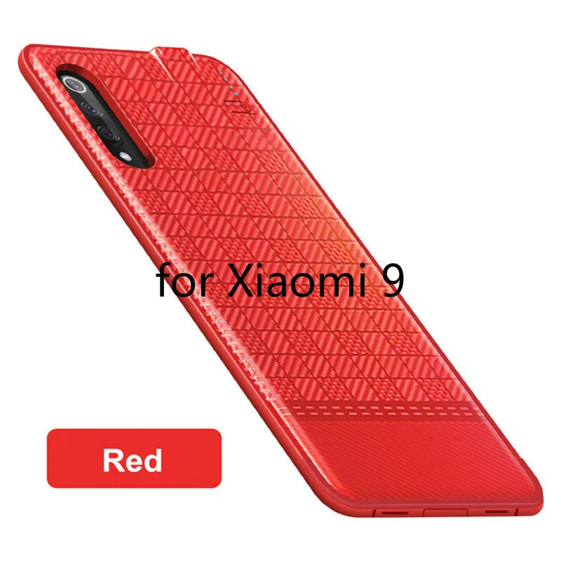 Leioua 5000 мАч ультратонкая батарея зарядное устройство чехол для Xiaomi Mi 9 8 мощность случае портативный запасные аккумуляторы для телефонов сзади батарея - Цвет: For Xiaomi 9