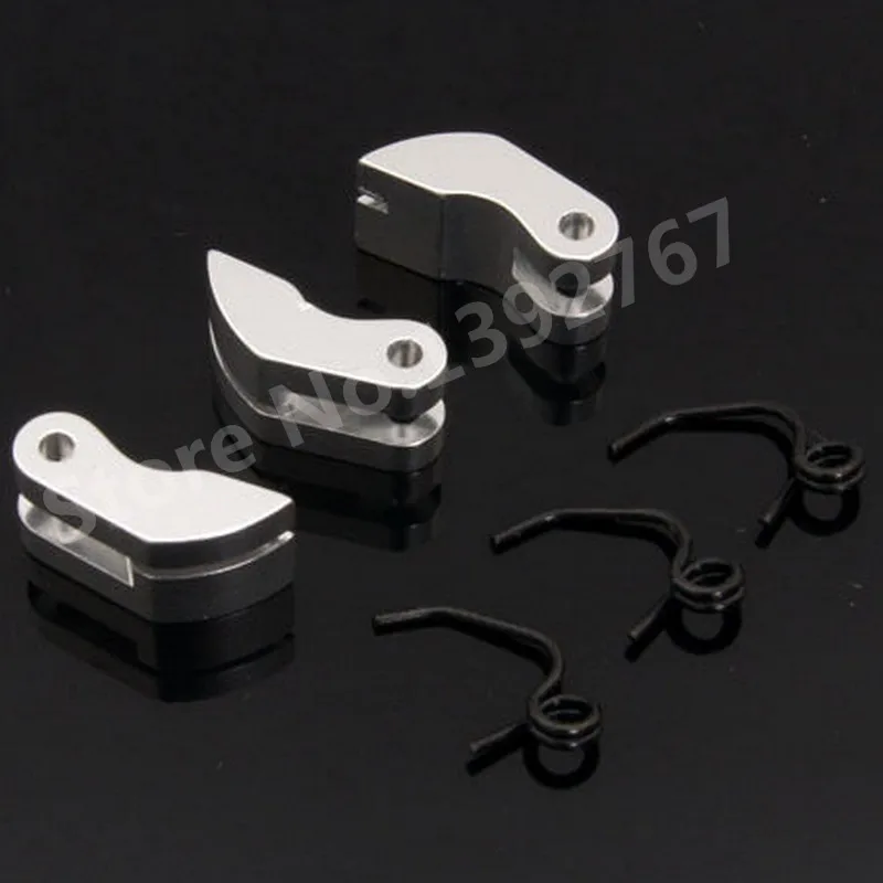 Детали для обновления HSP 081008 81202 муфта из алюминиевого сплава и пружина, Серебряный газ, детали нитро двигателя для моделей автомобилей масштаба 1/8 RC