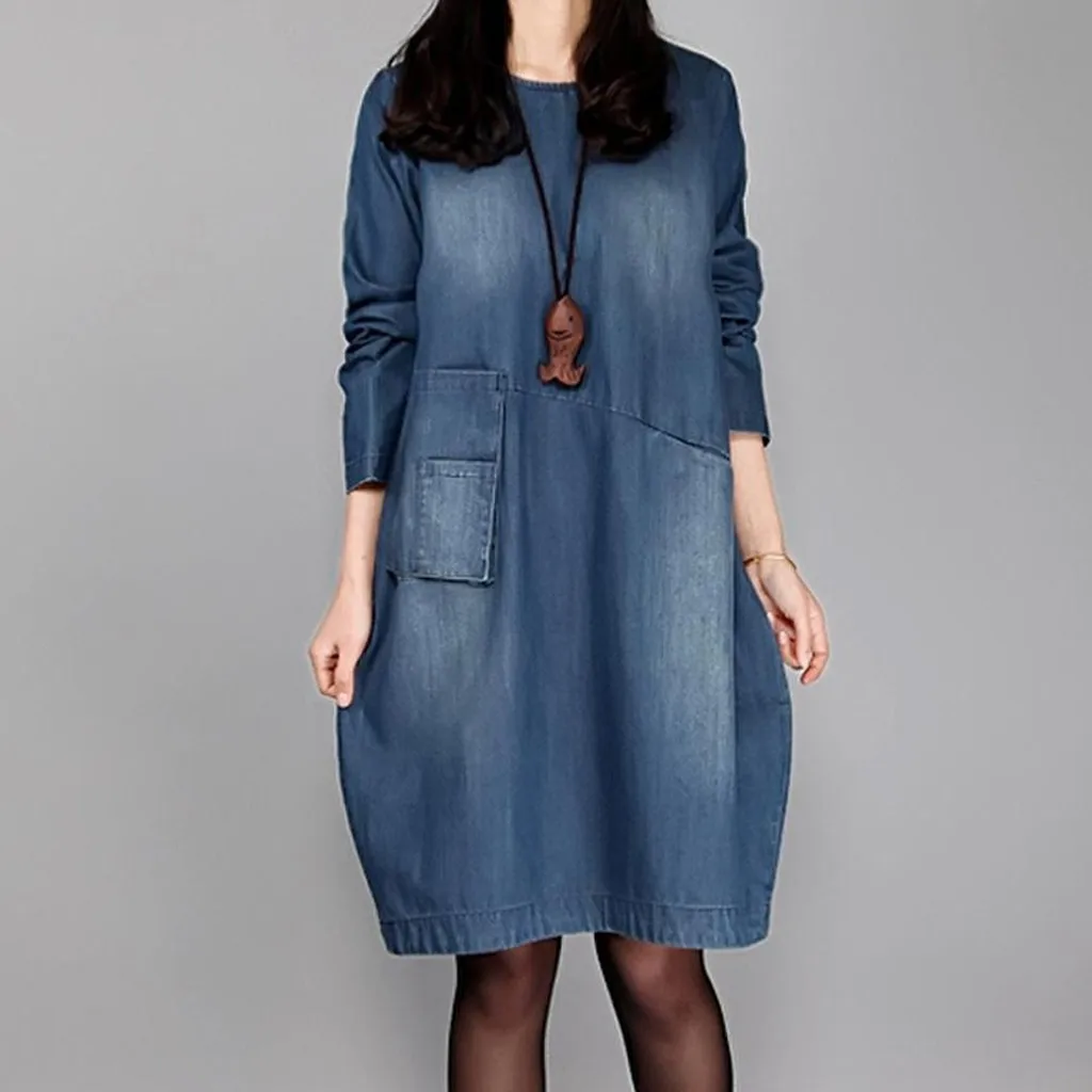 MUQGEW Для женщин платье из джинсовой ткани Мини Летнее модные женские туфли сапоги