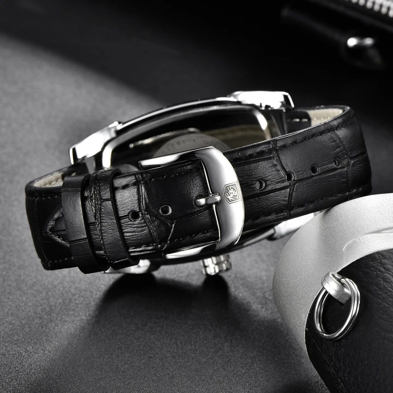 Мужские водонепроницаемые часы BENYAR с отображением даты недели и месяца мужские