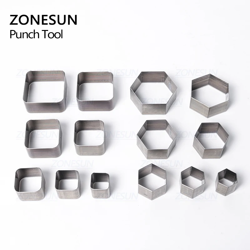 ZONESUN полукруг падение кожа штанцевый нож кликер Сталь умирает 20/25/30/50 мм перфорационный инструмент для вырезания кожа серьги