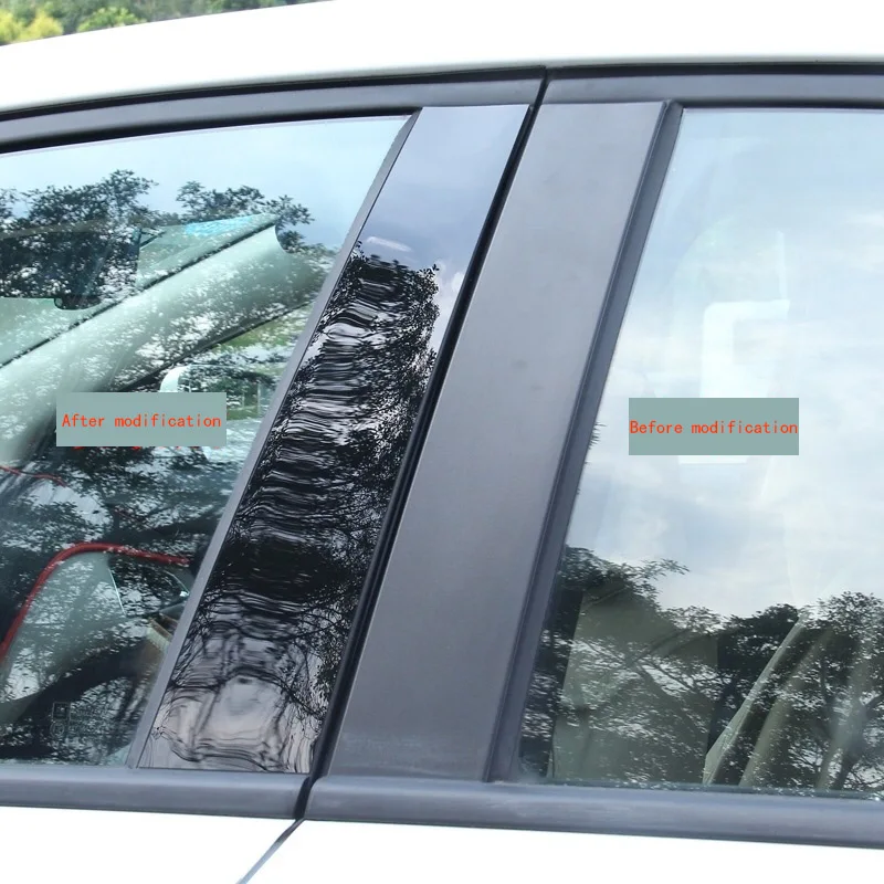 Car modified BC column scratch resistance for BMW 13-18 models 1 series in the paste PC mirror window 6 pieces | Автомобили и