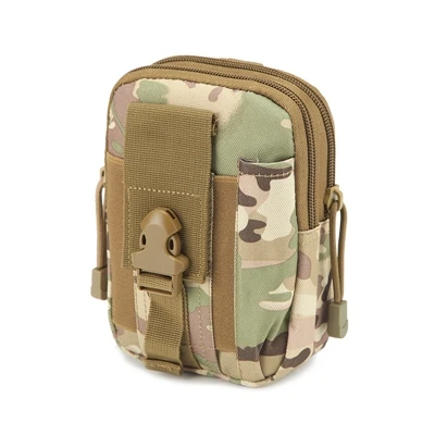 Камуфляжная тактическая кобура военный Molle хип поясной ремень клип сумка кошелек EDC гаджет сумка кошелек сумки держатель сотовый телефон Мультикам - Цвет: CP