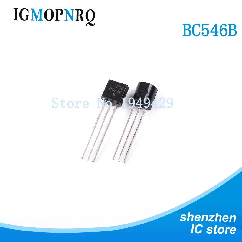 

100PCS/LOT BC546 TO-92 546B BC546B TO92 Triode Transistor New