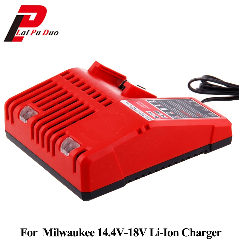Перезаряжаемое зарядное устройство для Milwaukee 14 4 V 18 li ion M14 M18 48 11 1828 Сменные
