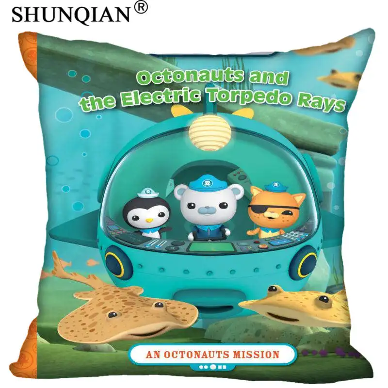 Новинка лидер продаж на заказ квадратная подушка Octonauts чехол молнии модная