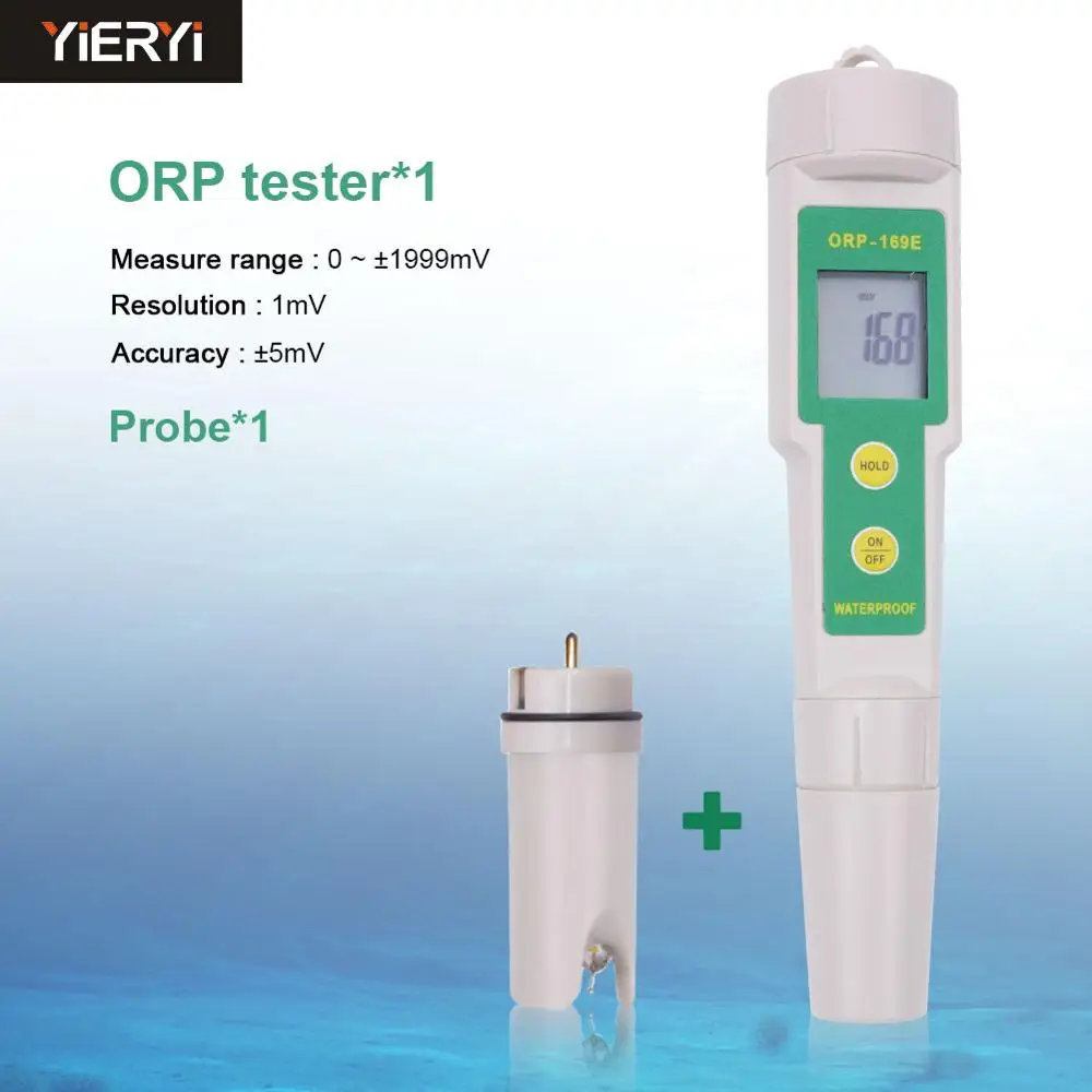 Meter Pen and Probe Портативный Ручка ОВП-метр Redox потенциометр тестер отрицательного потенциала ручка тестер ОВП-метр со сменным зондом - Цвет: Meter Pen and Probe