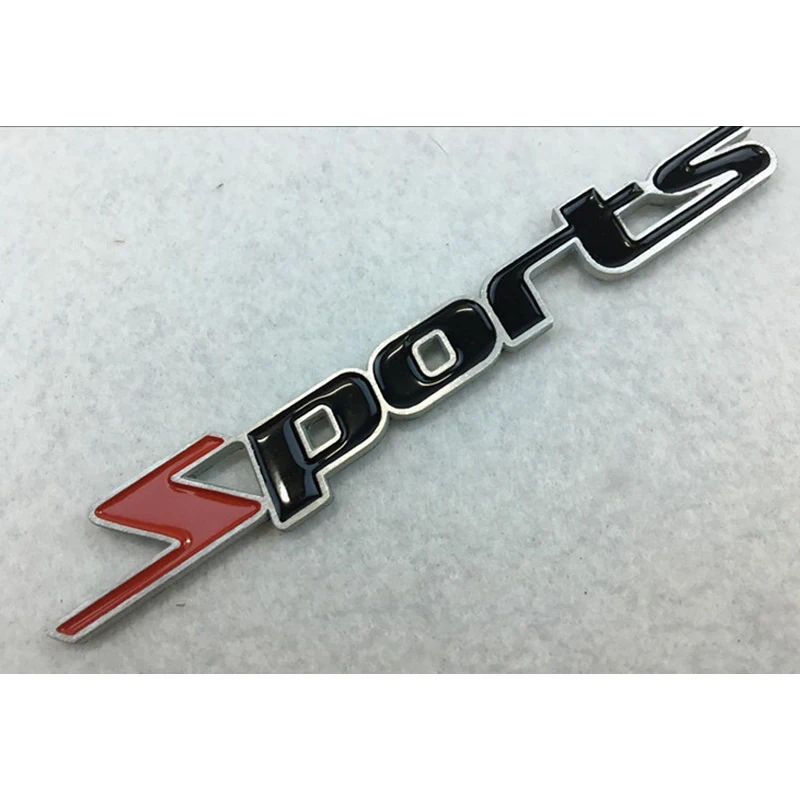 3D Автомобильная наклейка s спортивный логотип эмблема стикер для стайлинга