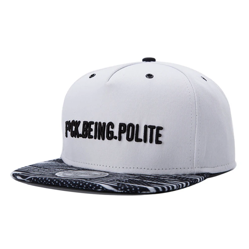 Письмо Kpop белый плоский Кепки Snapback хип хоп s для Для женщин 6 Панель полный шляпа