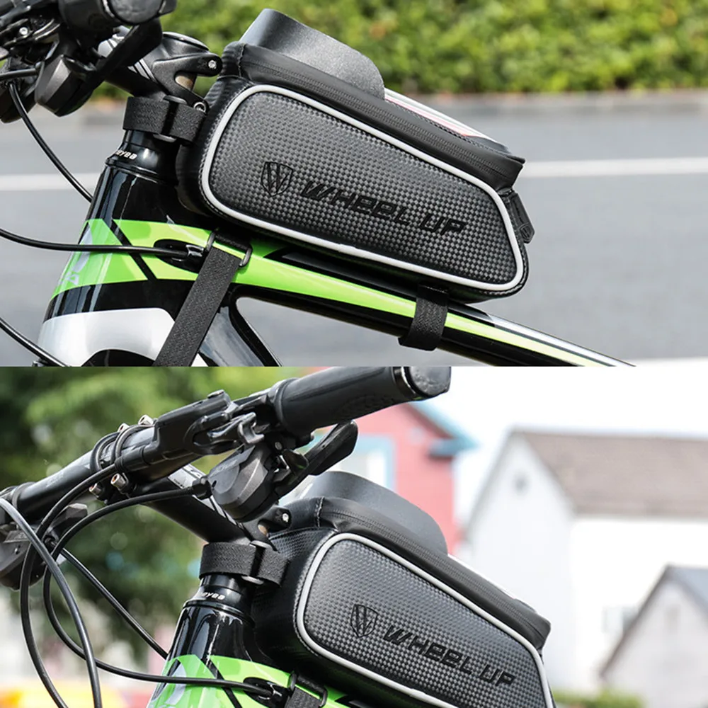 Колеса до 6 дюймов велосипеда на переднюю раму сумка для велосипедная Мобильный