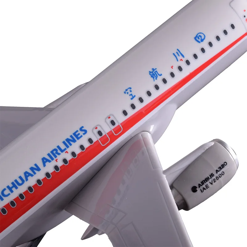 37cm Resin Sichuan Airlines Aircraft Model A320 Airplane Airways Airbus China Plane Chinese Aviation Crafts | Игрушки и хобби