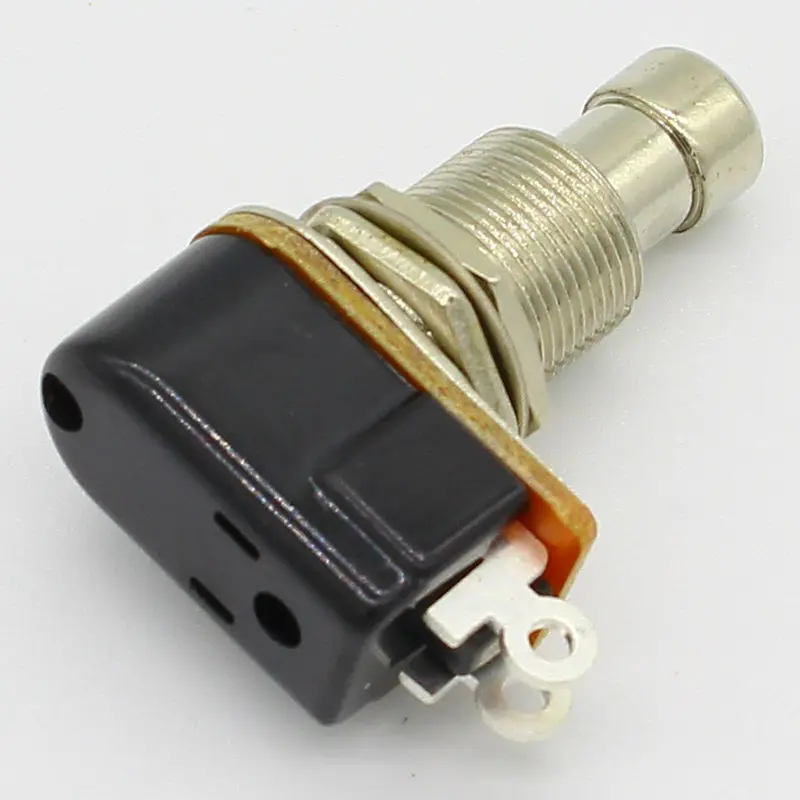 SPST Мгновенный Мягкий сенсорный кнопочный Stomp ножной переключатель для