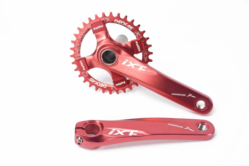 IXF Mtb велосипед Cran 170 мм алюминиевый CNC104 BCD узкая широкая Цепь 32 T/34 T/36 T/38 T велосипедный шатун с нижним кронштейном