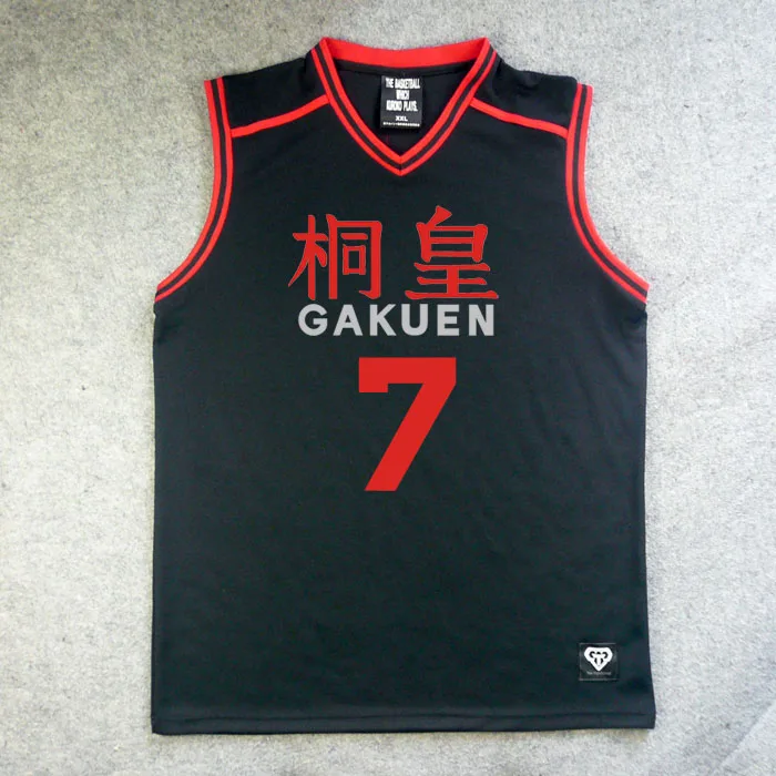Kuroko No Basuke Cosplay Too School #7 Susa Yoshinori Full Set Black Free Shipping | Тематическая одежда и униформа