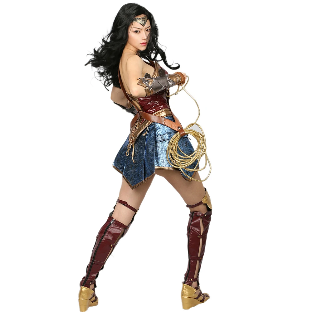 Coslive дизайн Хэллоуин фильм Косплэй Маскарадный костюм Чудо-женщины Lady Superhero полная экипировка для Canival вечерние Show