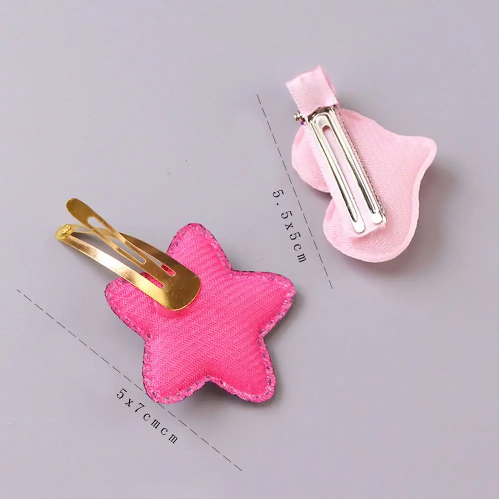 1 шт. милые заколки для волос с блестящими звездами/сердцами/бабочками девочек