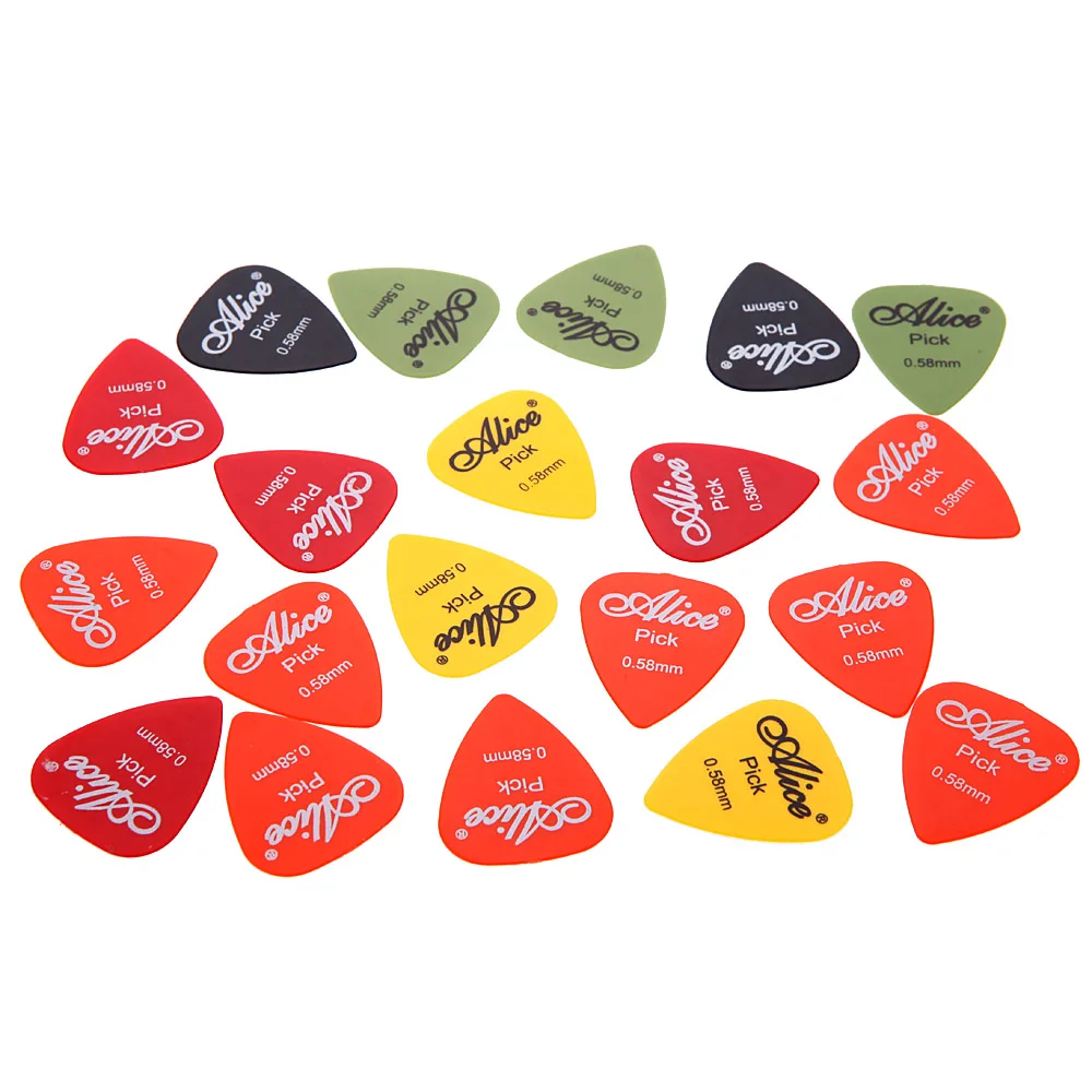 Alice AP P 20 шт. 0 58 мм Гладкий медиатор для гитары из АБС пластика|picks plectrums|guitar pick