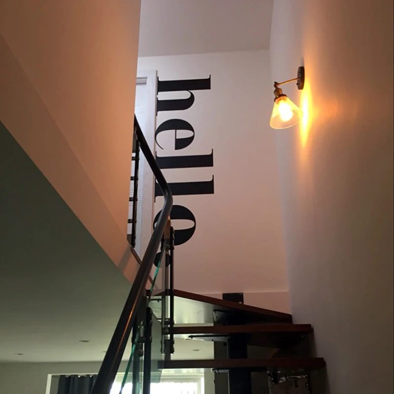 Hello Home семейная Цитата Наклейка на стену декорация дверь наклейка Украшение DIY