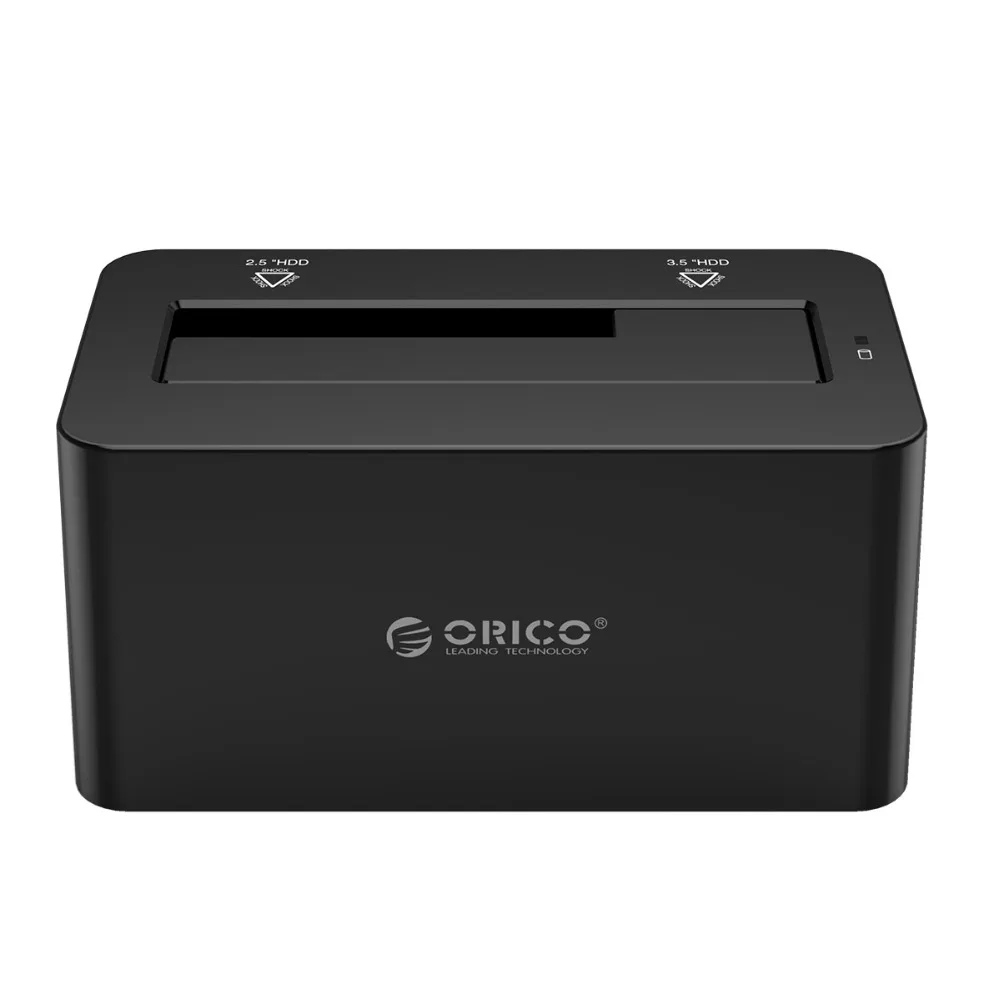 Чехол ORICO USB3.1 для жесткого диска SATA на USB C, корпус для жесткого диска 10 Гбит/с, быстрый для 2,5 ''/3,5" SSD HDD с адаптером питания 12 В, кабель C на C
