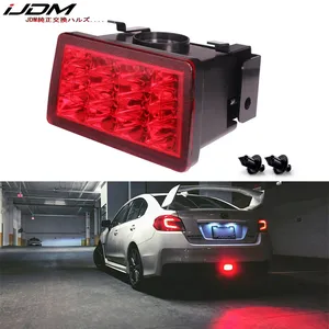 IJDM F1 Стиль стробоскоп светодиодный задний противотуманный светильник комплект для 2011-up Субару WRX ИППП, автомобильные аксессуары, брелок для автомобиля Subaru XV светодиодный задний противотуманный фонарь, фонарьлампа задних фонарей тормоз 12V красный