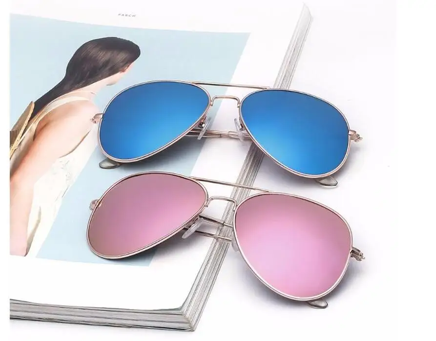 

Real Polarized Men Pilot Aviation Sunglasses Flash Mirrored and Gradient Lens Women Brand Designer High Quality Sun Glasses