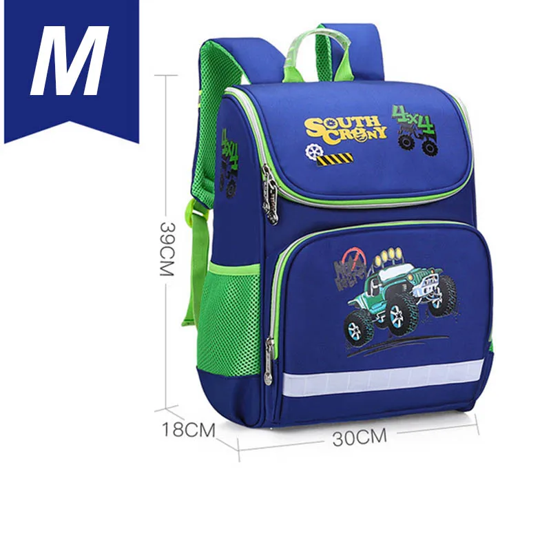 medium size blue Новые детские школьные сумки для девочек, школьный рюкзак с бабочкой, детский Ранец для мальчиков, рюкзак для девочек, школьный космический рюкзак - Color: medium size blue