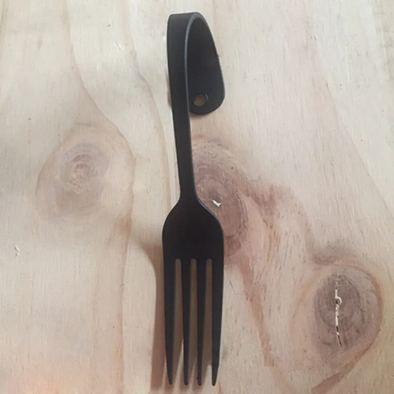 Скользящие деревянные дверные ручки Barn изогнутая вилка ложка маленькая ручка