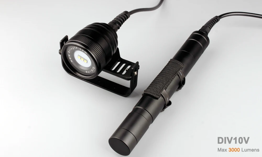 NITESUN DIV10V фонарик для дайвинга 3* CREE XM-L2 U4 светодиоды max 3000лм угол луча 150 м водонепроницаемый фонарик для дайвинга+ зарядное устройство