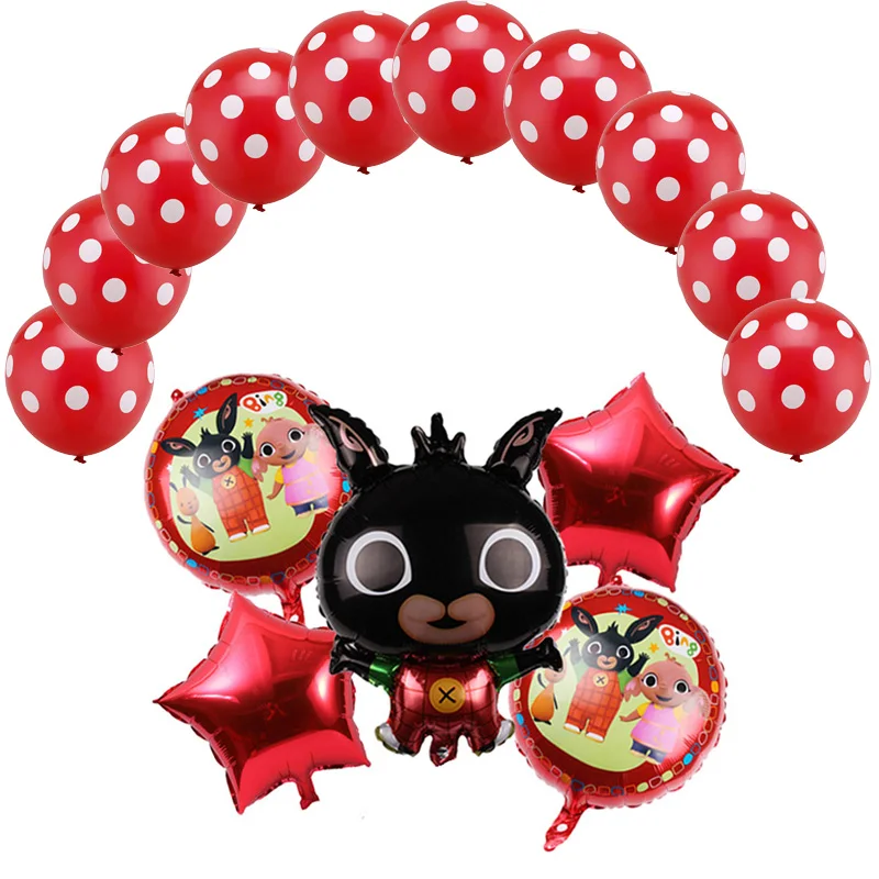 15 шт./лот 73*50 см мультфильм Bing Bunny 2 8 граммов латексных воздушных шаров кролика