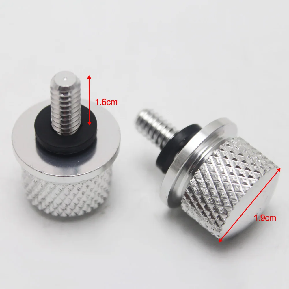 

1pcs Bolts Screws CNC Metal Plate/Fairing/Seat/Saddle Bolt Screw 6mm for Harley Fasteners Screw Caps Cover Aluminum Universal