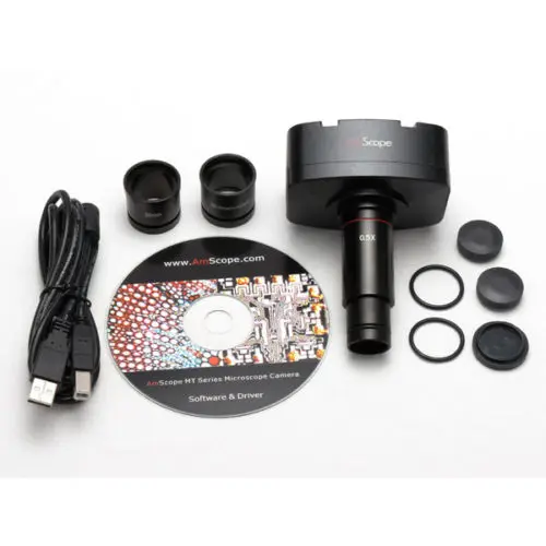 AmScope 50X 2500X яркий и темный поляризационный металлургический микроскоп + 10MP ME600TZC 10MA