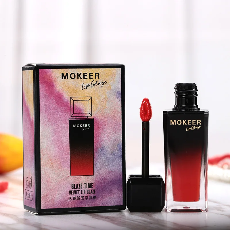 Новинка 6 цветов матовый блеск для губ тату увлажняющее средство макияжа стойкий