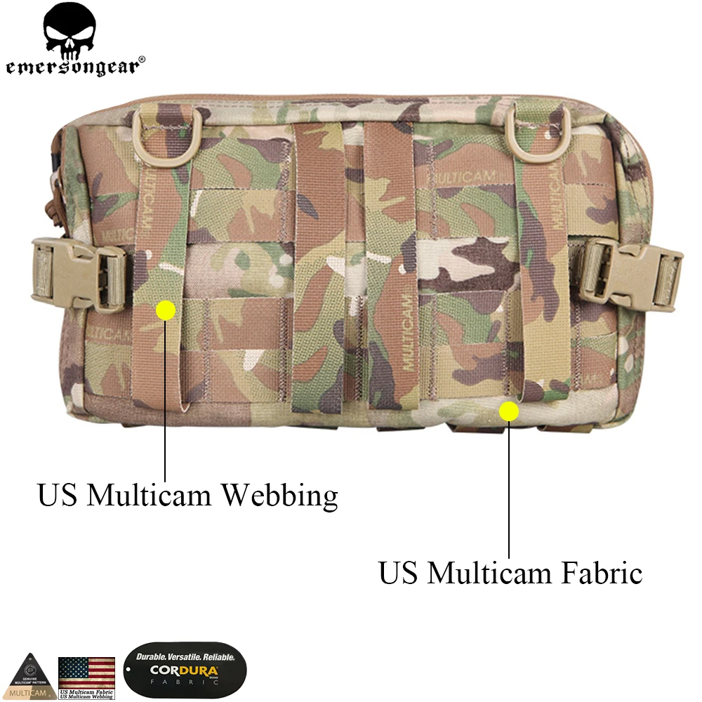 EMERSON gear Drop Pouch Тактический Molle Pouch многофункциональная сумка дампа сумка Военная охотничья Боевая Шестерня Multicam Pouch EM8347