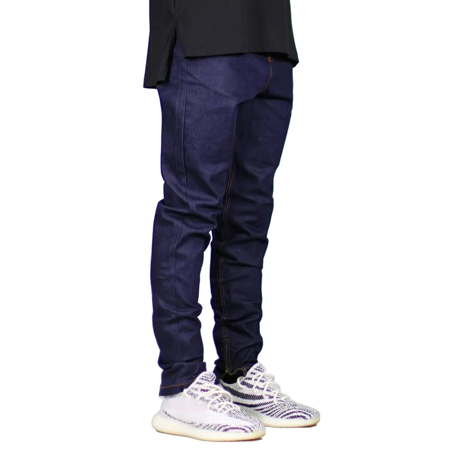 Мужские узкие джинсы модные эластичные на молнии в стиле хип хоп E5009|men's fashion skinny