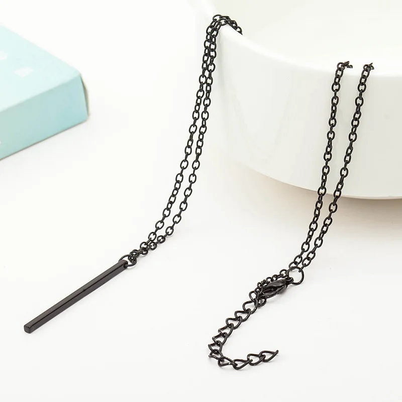 10 шт./лот ожерелья с длинной цепочкой для женщин и мужчин позолоченные