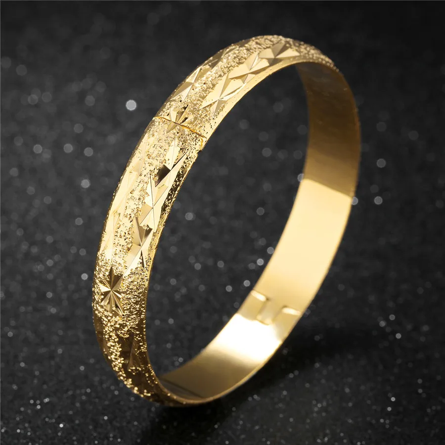 XQNI JEWELRY Delicate Sculpture Gold Color Bracelet &amp Bangle Retro Style Wide Wristband Infinity Hot Sale Birthday Gift | Украшения и