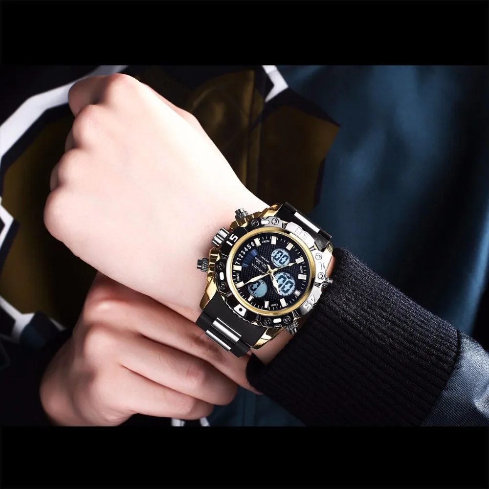 AMUDA новинка мужские наручные часы модные спортивные Автоматическая Дата 30 м