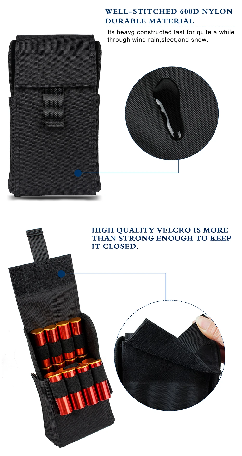 Vapanda охотничий нейлон 12 Калибр черная Тактическая Molle патронная сумка для боеприпасов поясная сумка держатель патронаж ружье 12 г 12 Калибр