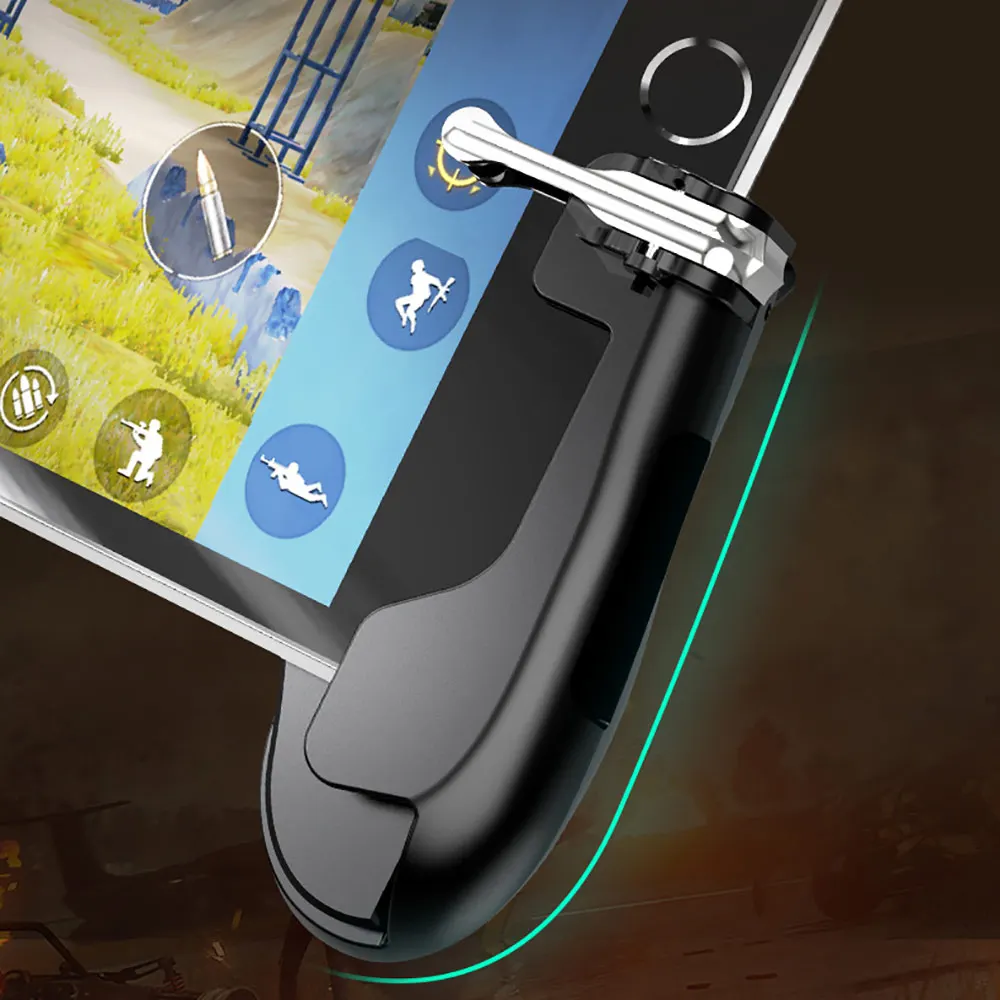 Mobile Controller Gamepad for Ipad Tablet Trigger Fire Button Aim Key Games Grip Handle Shooter Joystick | Электроника