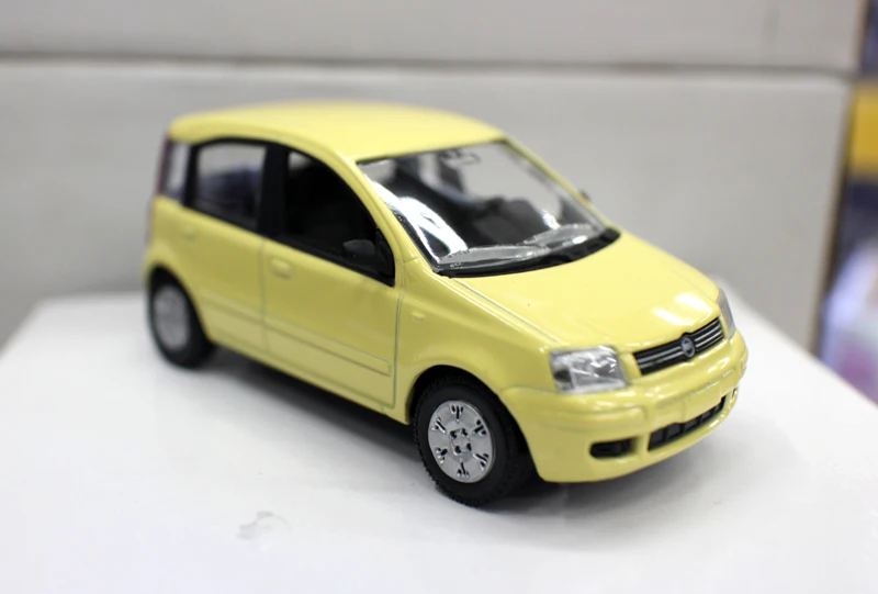 N OREV 1:43 FIA T PANDA YELLOW boutique литые игрушки для детей детские модель оригинальная