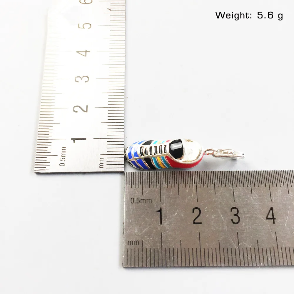 Подвеска для футбольной обуви бренд Muffiy серебряного цвета браслета ожерелья