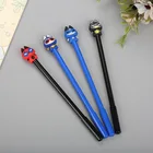 40 шт. мультяшная силиконовая головка кошка нейтральная ручка милые учиться канцелярские товары кошка домашнее животное рыцарская творческая личность подпись в офисе ручка