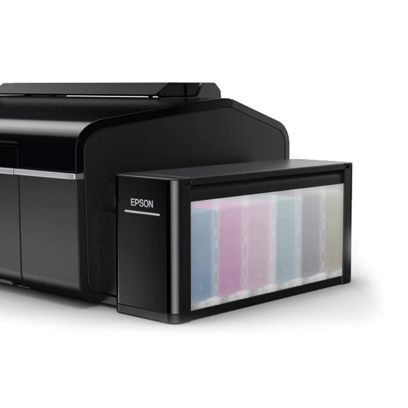Принтер Epson L805 A4 6 ти цв. стр. фотопечать Wi Fi черный|Принтеры| |