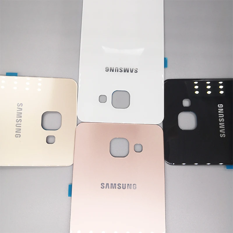 Оригинальный чехол для задней батареи Samsung Galaxy A710 A510 A310 3D стеклянный корпус A7 A5 A3
