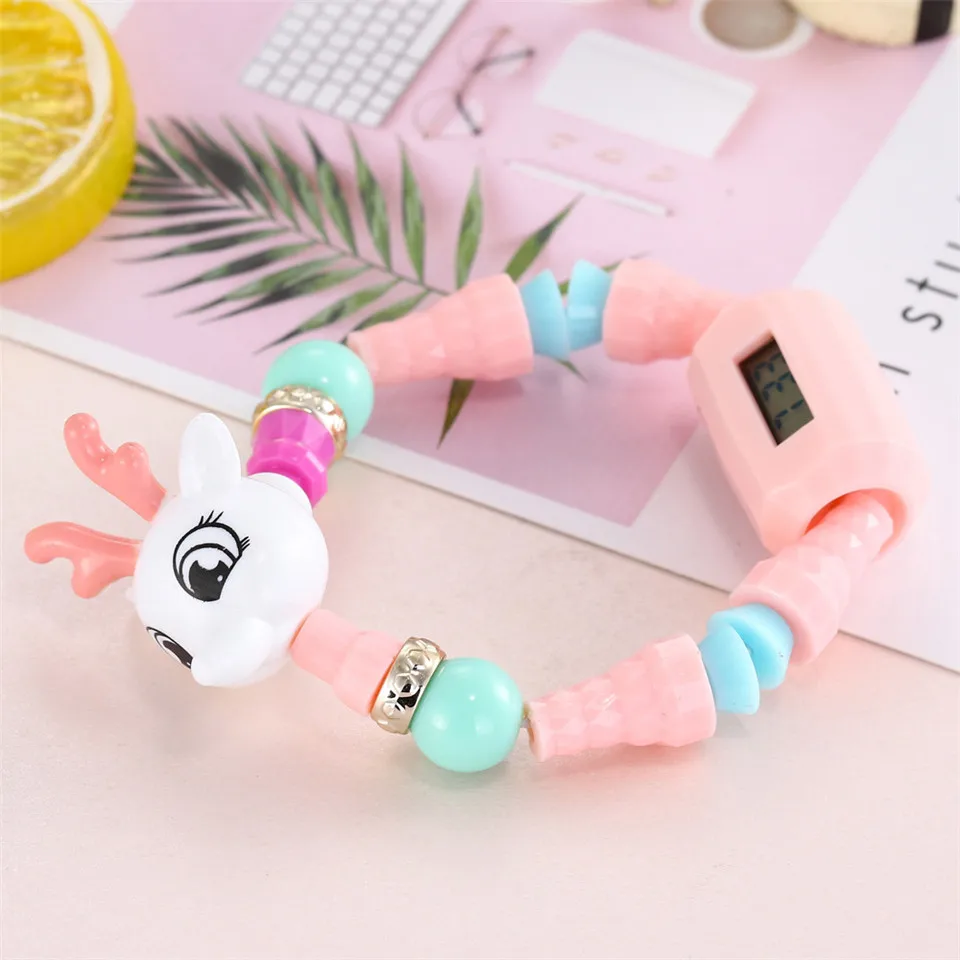 Дети DIY браслет из бисера мультфильм животных магия детские развивающие игрушки