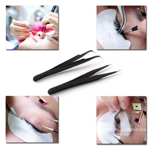 1X инструменты для подбора ресниц из нержавеющей стали косметический пинцет