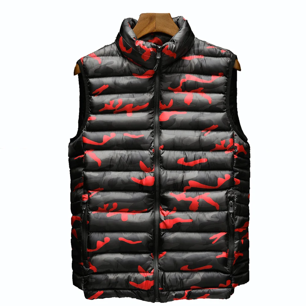 Мужской Камуфляжный жилет стильная теплая куртка без рукавов на осень и зиму