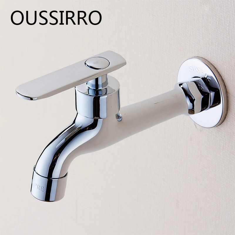 Настенный латунный Смеситель для раковины G1/2 дюйма кран холодной воды с одним